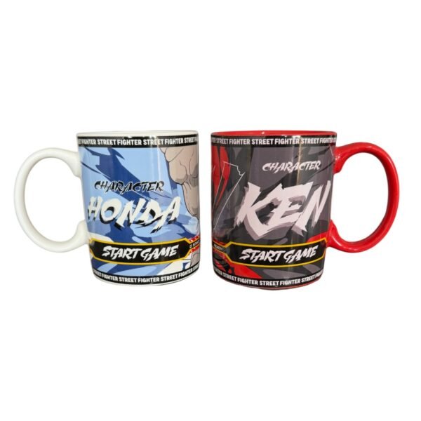 Dual Set Tazas Ken y Honda Street Fighter 330 ml