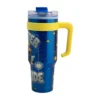 Termo Alto Doble Pared Con Boquilla Y Popote 1.2 L. Minions