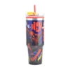 Termo Alto Doble Pared Con Boquilla Y Popote 1.2 L. Spiderman Brand New Day