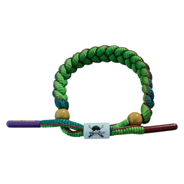 Pulsera Coleccionable Agujeta Trenzada – Zoro - One Piece - Edición Limitada