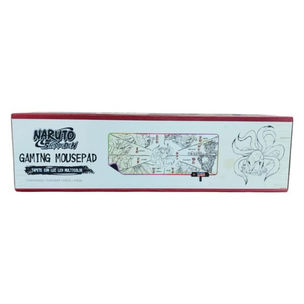 Gaming Mouse Pad Luz Led Multicolor - Naruto - Bijus Edición Limitada