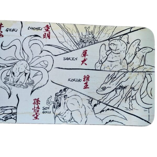 Gaming Mouse Pad Luz Led Multicolor - Naruto - Bijus Edición Limitada