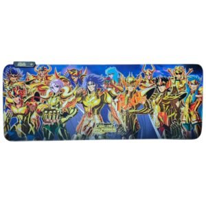 Gaming Mouse Pad Luz Led Multicolor - Caballeros Del Zodiaco - Edición Limitada
