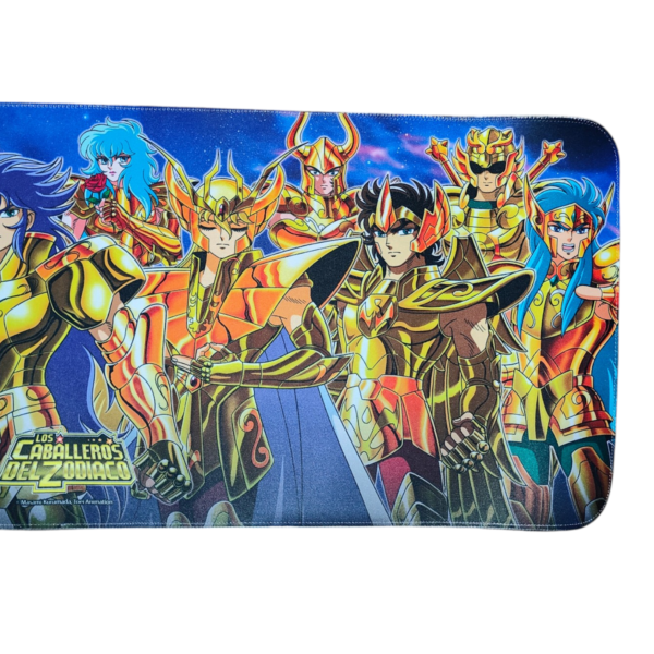 Gaming Mouse Pad Luz Led Multicolor - Caballeros Del Zodiaco - Edición Limitada