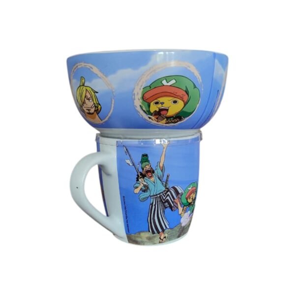 Juego Desayunador 2pzs tazon y tarro One Piece