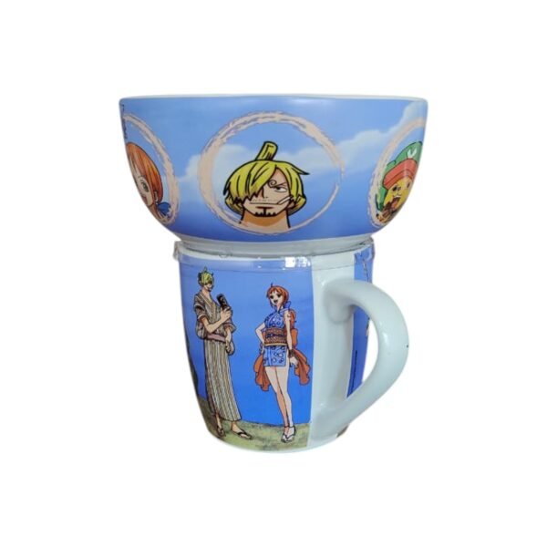 Juego Desayunador 2pzs tazon y tarro One Piece
