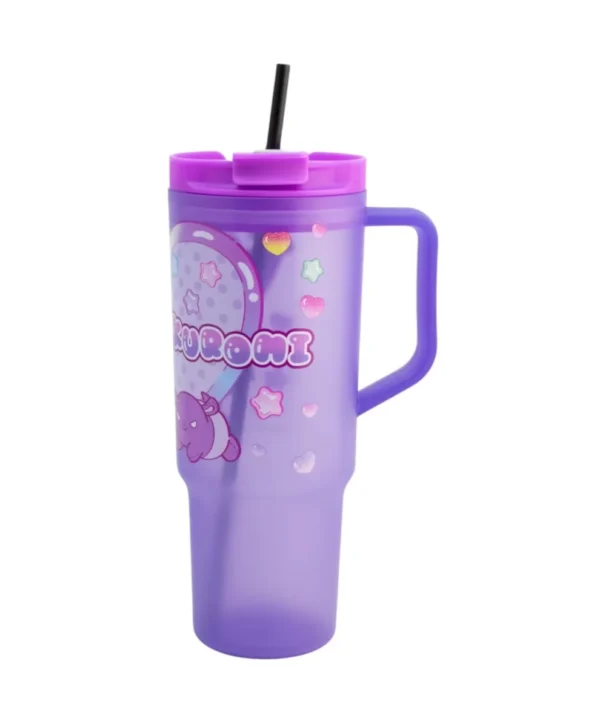 Tarro De Plastico Con Popote - Kuromi 1.2L